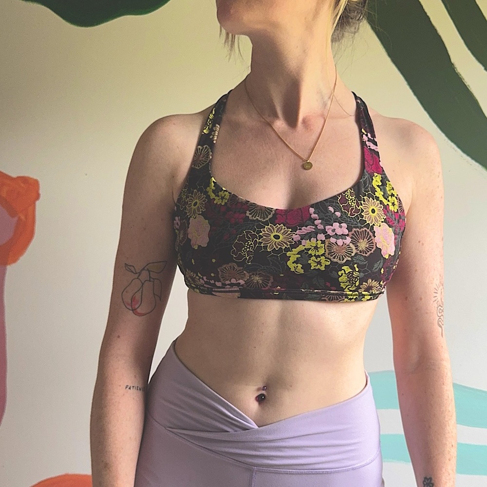 Lululemon Floral Print Women's Bralette